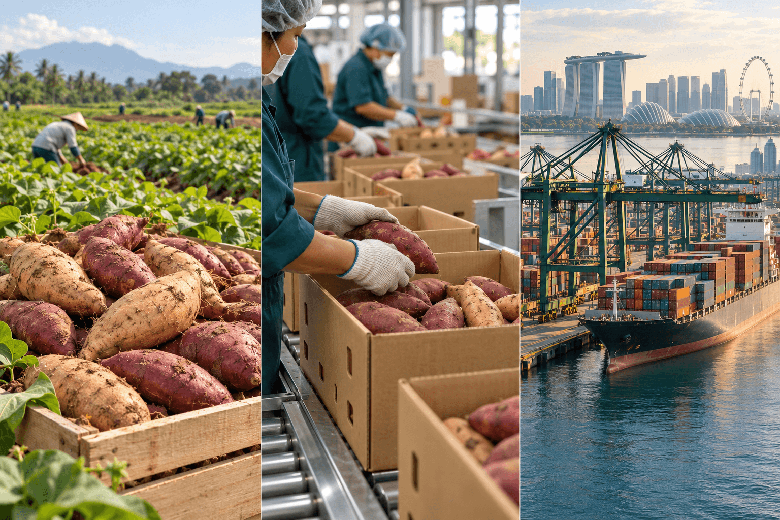 Sweet Potatoes Import Singapore Market Report