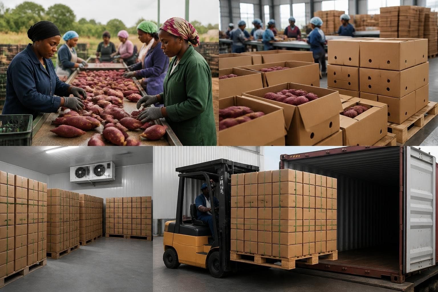 Sweet Potatoes Packaging for Export: Best Practices