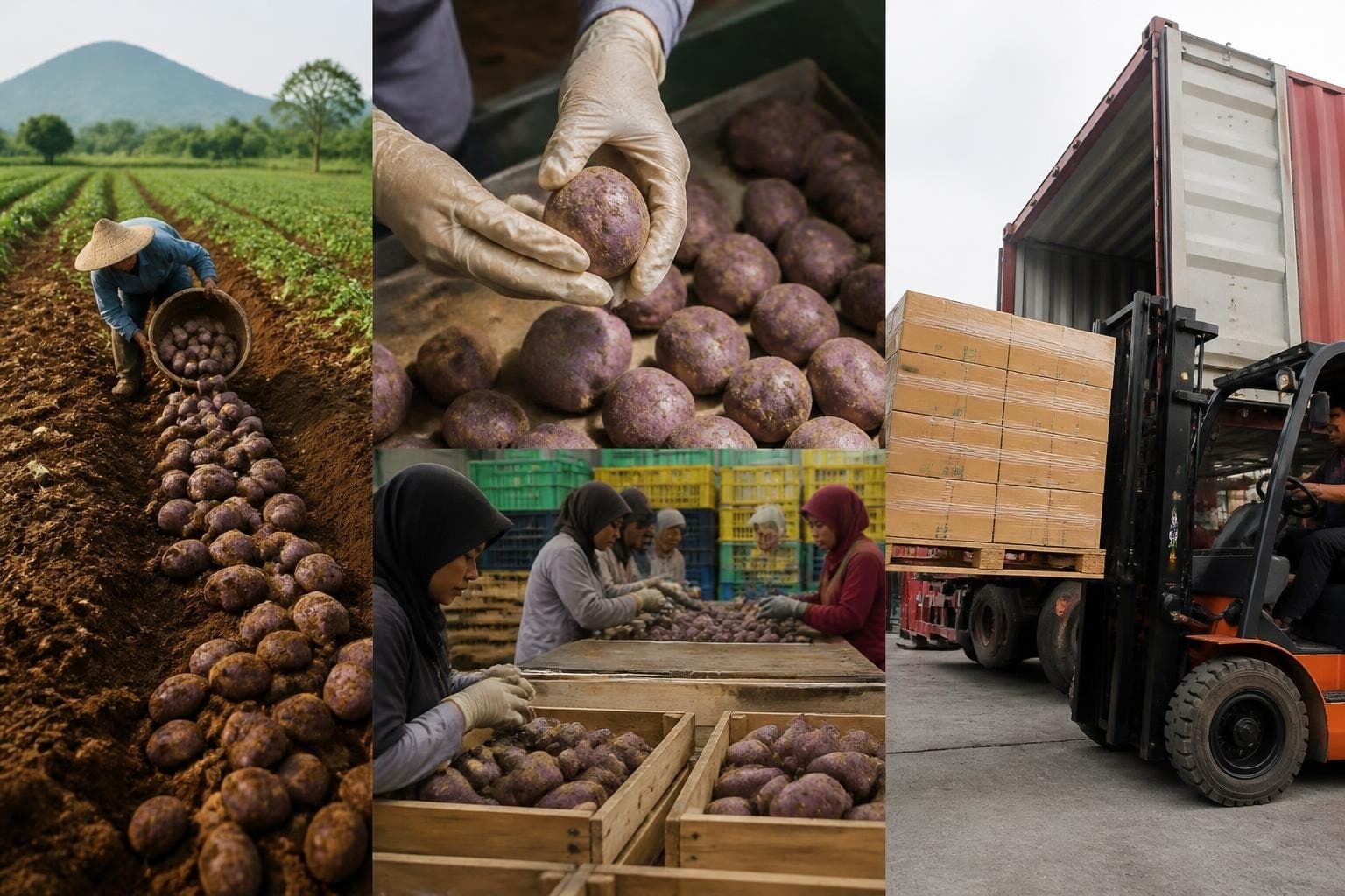 Purple Japanese Sweet Potatoes: Premium Varieties for Global Export