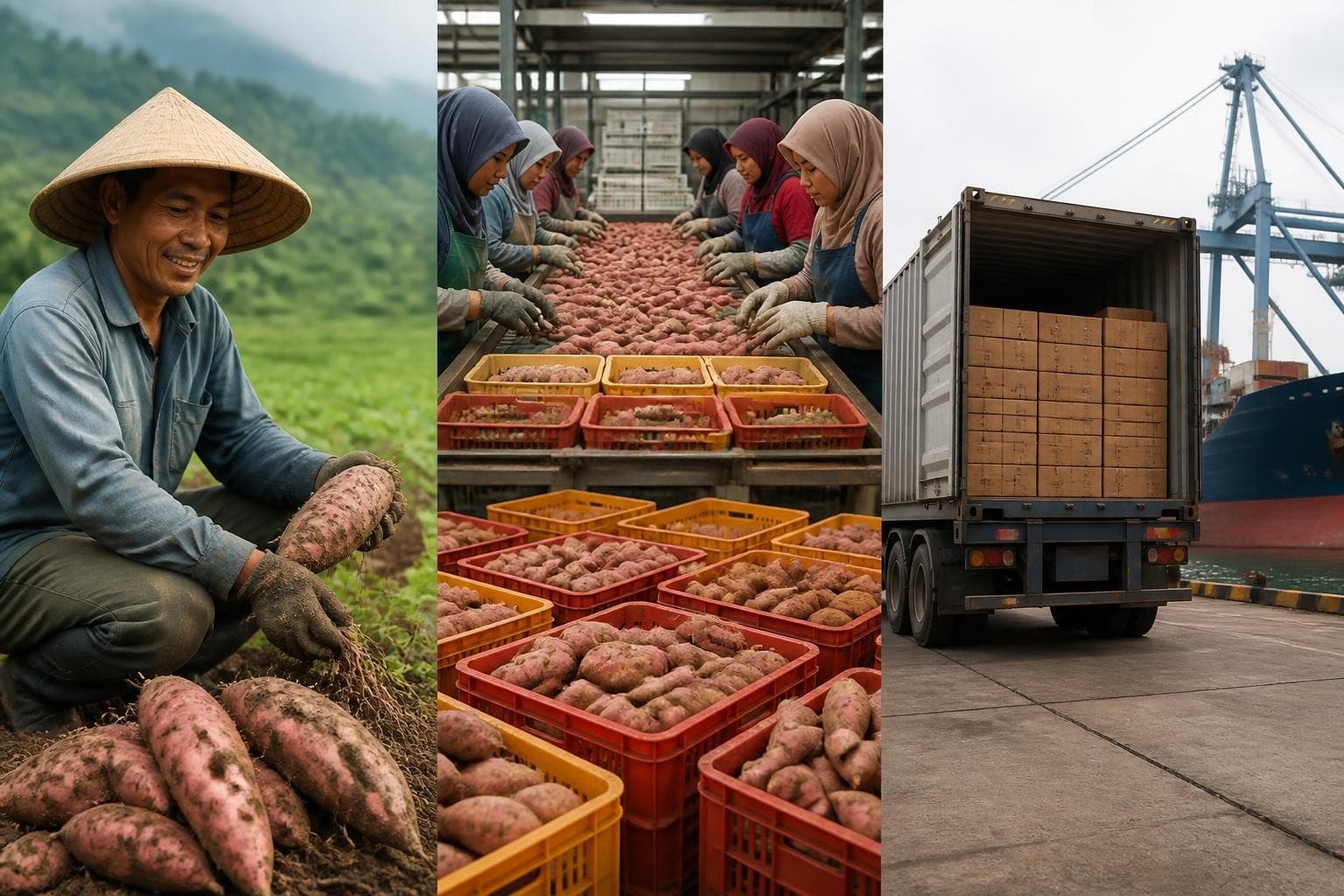 Wholesale Sweet Potatoes Indonesia: B2B Export Guide 2026
