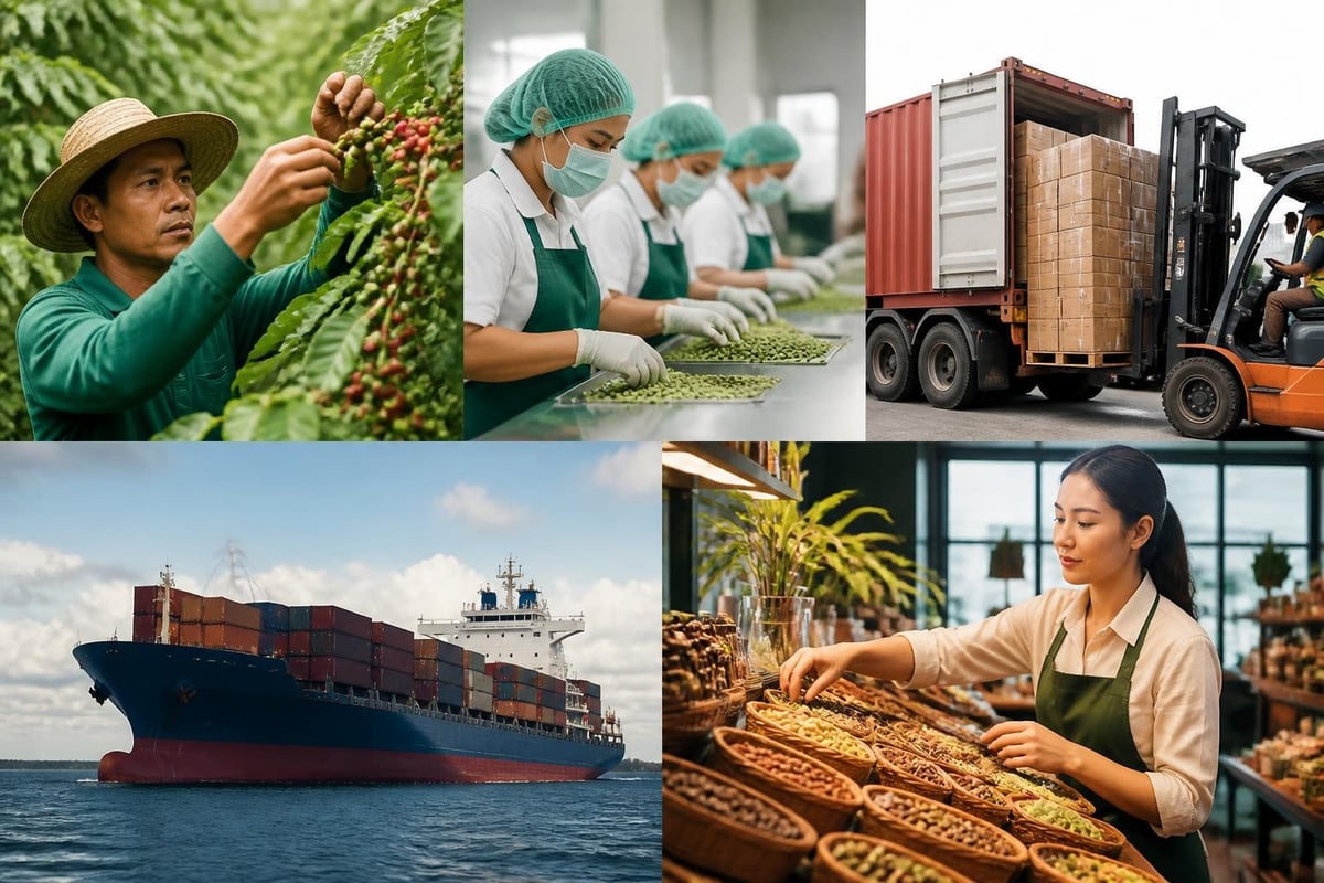 Sweet potato supply chain logistics