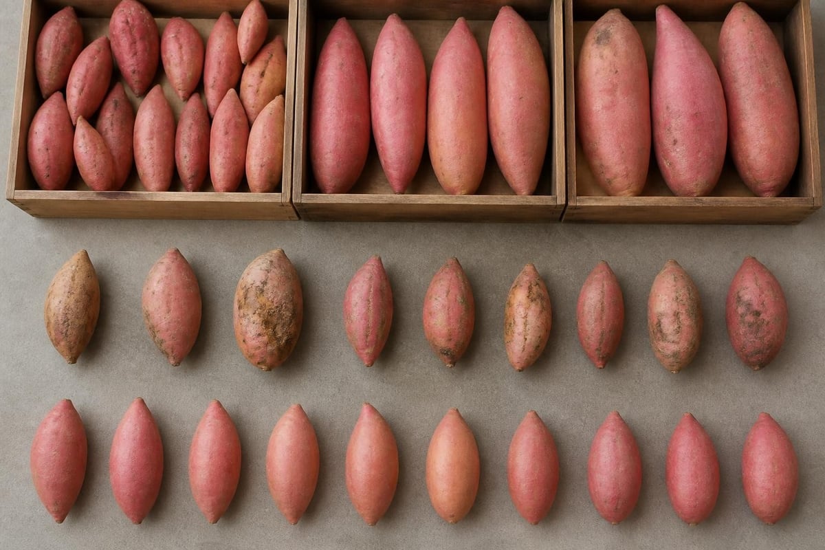 Sweet potato quality grading
